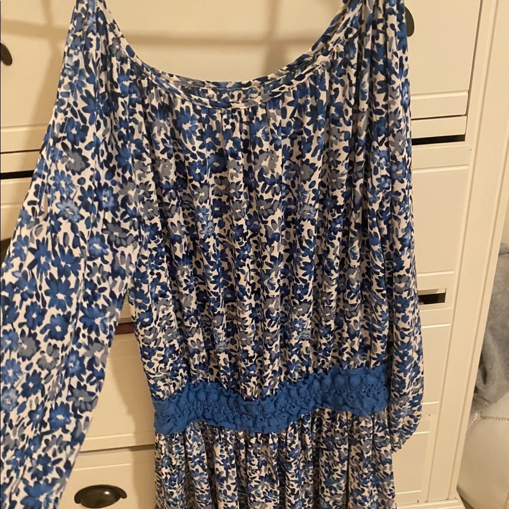 Olivaceous mini dress shoulder cut out